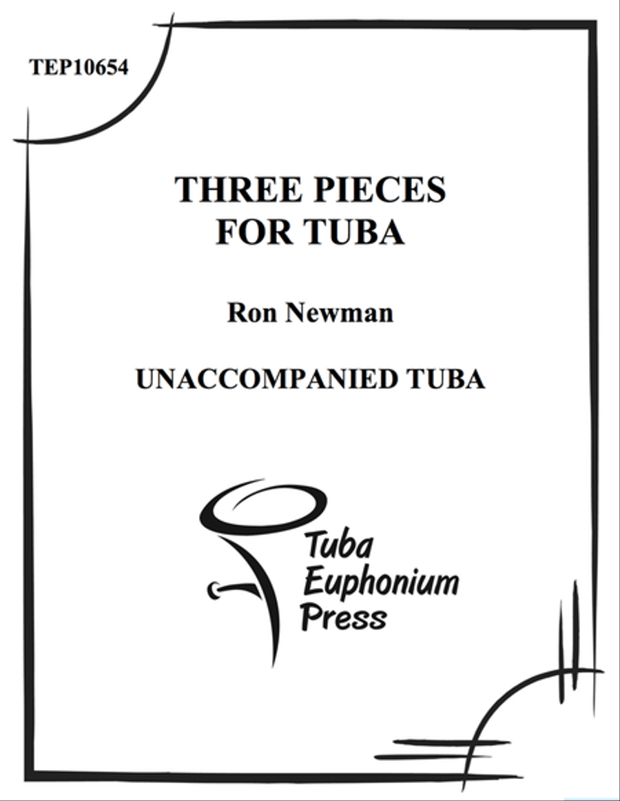 Three Pieces for Tuba Tuba scores gallery preview page 1