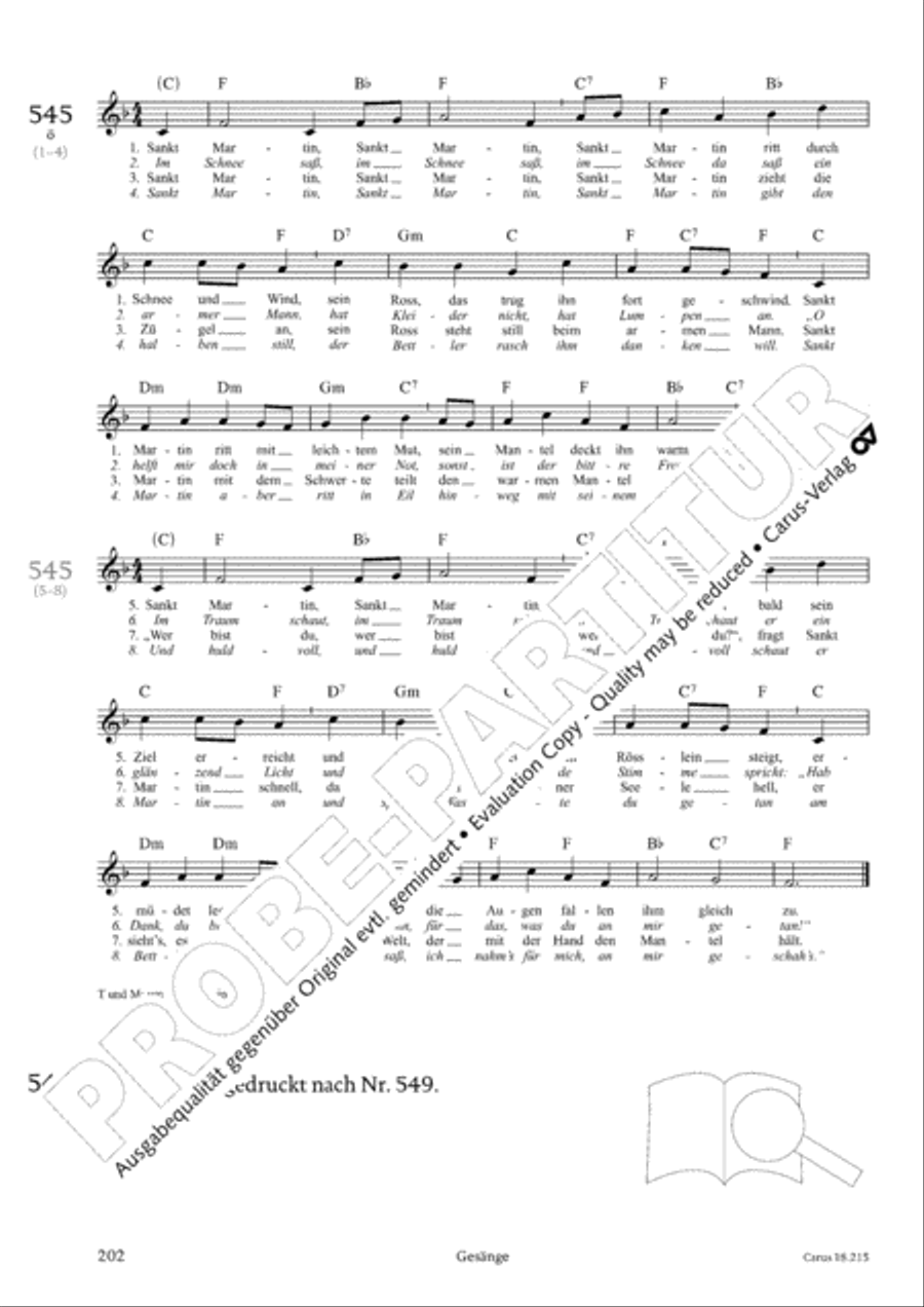 Gitarrenbuch zum Gotteslob Guitar scores gallery preview page 186
