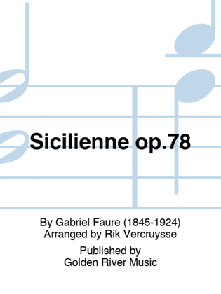 Book cover for Sicilienne op.78