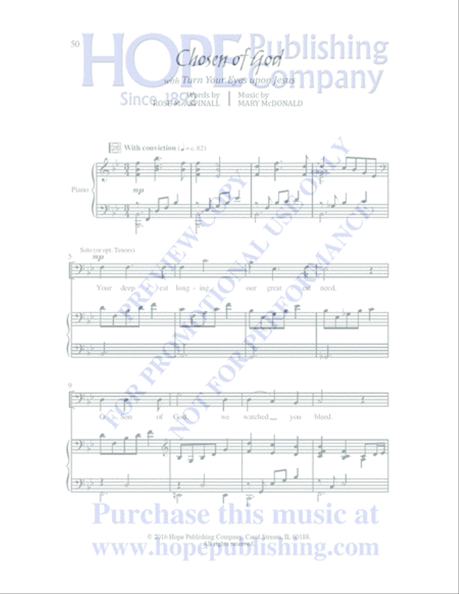 My Savior's Love My Savior's Love Listening CD scores gallery preview page 52