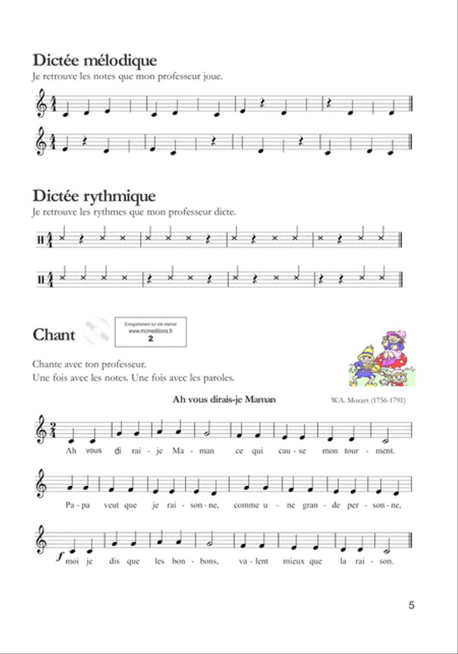 La Formation Musicale Tout Simplement Volume 1 School and Community scores gallery preview page 6