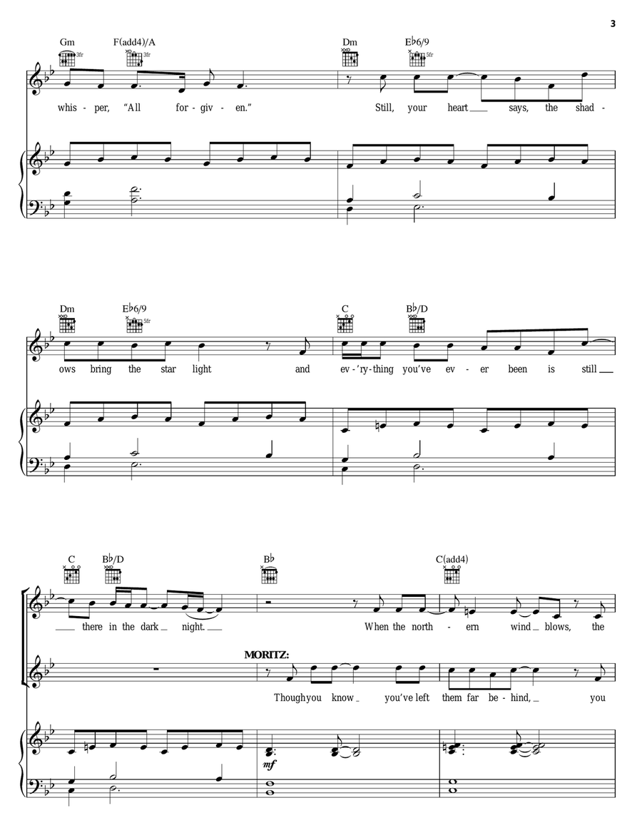 Those You've Known Piano, Vocal, Guitar scores gallery preview page 3
