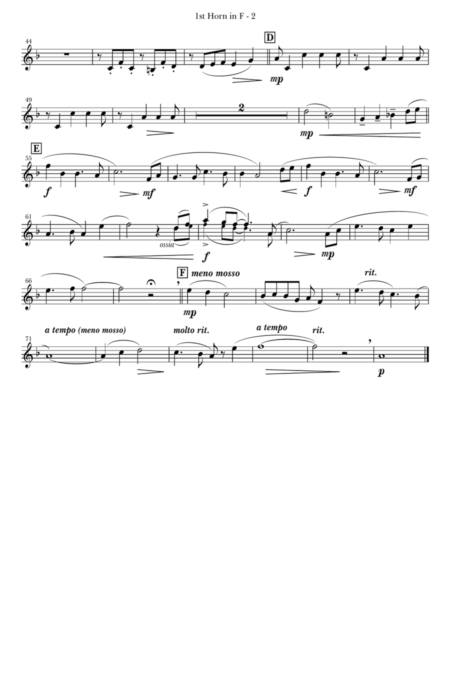 I See The Light Brass Quartet scores gallery preview page 6