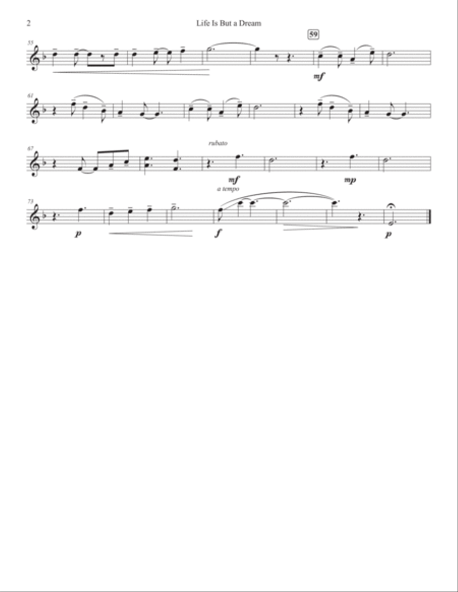 Life Is But A Dream String Trio scores gallery preview page 2