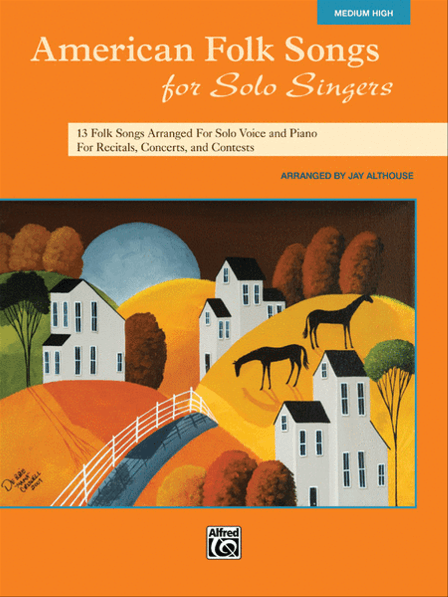 American Folk Songs for Solo Singers Medium-High Voice scores gallery preview page 1