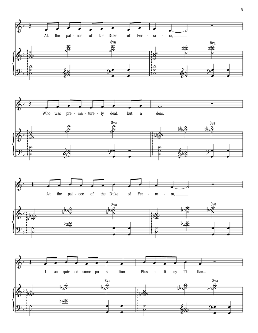 Liaisons Piano, Vocal scores gallery preview page 5