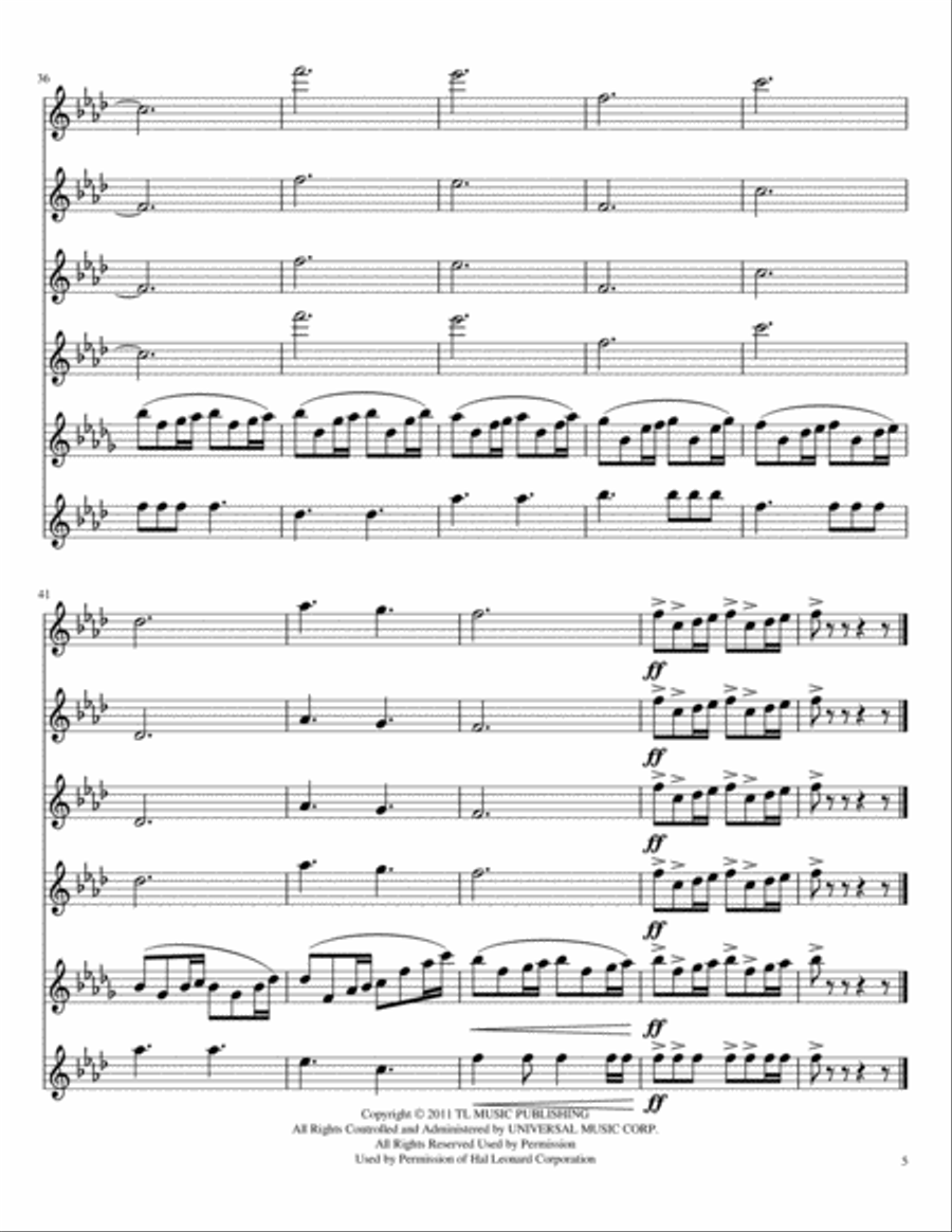 Game Of Thrones Woodwind Ensemble scores gallery preview page 6