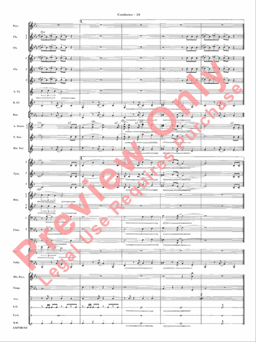 Leroy Anderson: A Legacy in Sound Concert Band scores gallery preview page 13