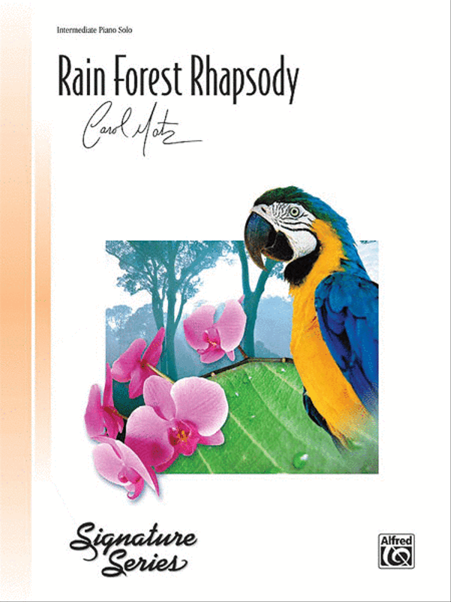 Rain Forest Rhapsody Piano Solo scores gallery preview page 1