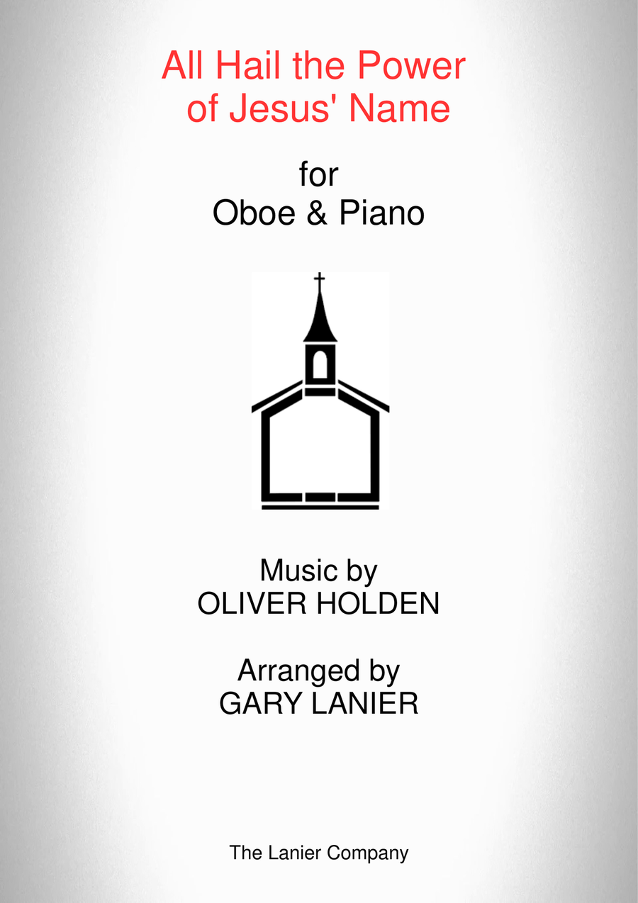 ALL HAIL THE POWER OF JESUS' NAME (Bb Clarinet/Piano and Clarinet Part) B-Flat Clarinet scores gallery preview page 1