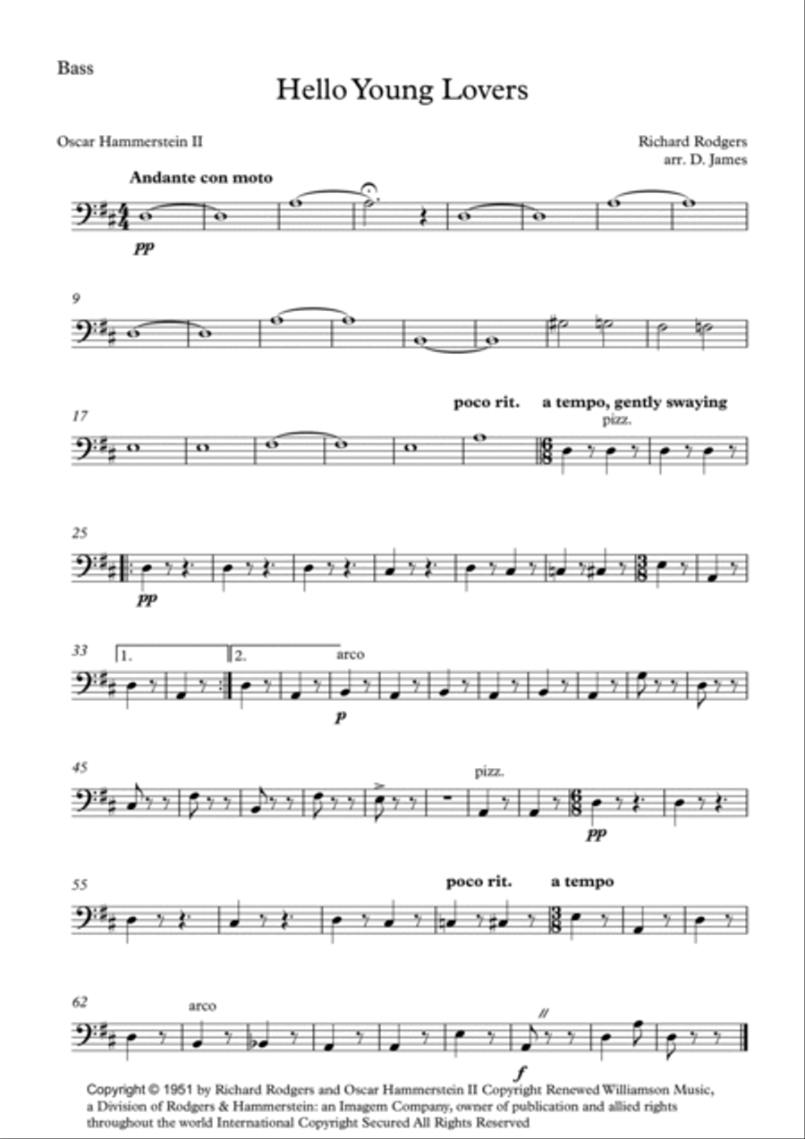 Hello, Young Lovers School and Community scores gallery preview page 3