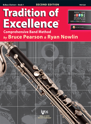 Book cover for Tradition of Excellence Book 1 - Bb Bass Clarinet