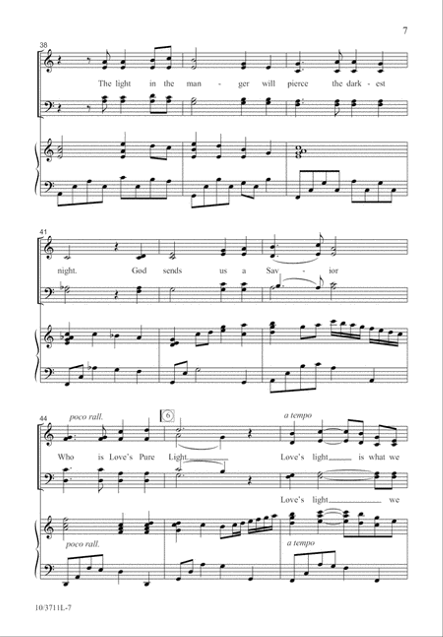 Love's Pure Light 4-Part scores gallery preview page 7