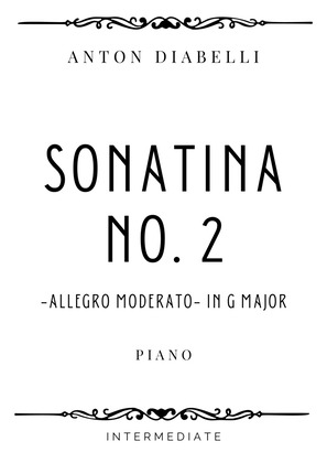 Book cover for Diabelli - Allegro moderato from Sonatina No. 2 in G Major - Intermediate