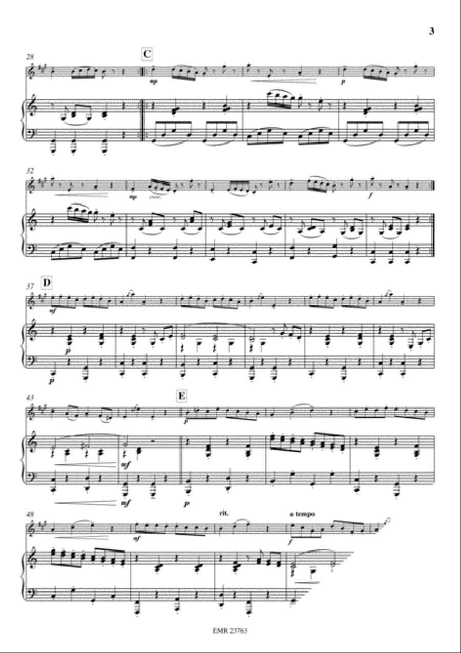 Gavotte Gavotte Alto Saxophone scores gallery preview page 4