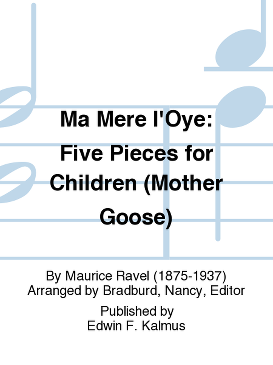 Ma Mere l'Oye: Five Pieces for Children (Mother Goose) image number null