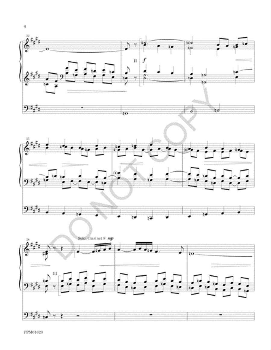 An Evocation of Urbs beata Jerusalem Organ scores gallery preview page 7