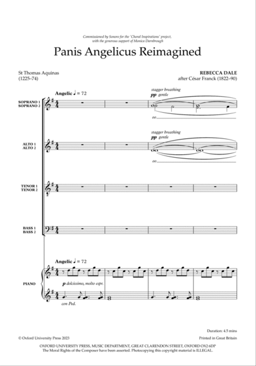 Panis Angelicus Reimagined SSAATTBB scores gallery preview page 2