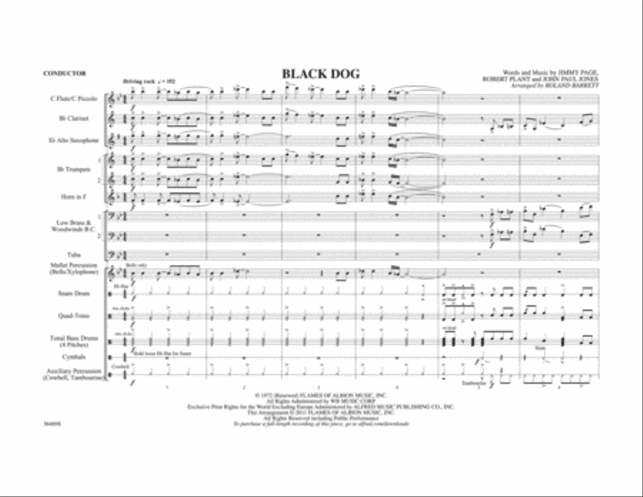 Black Dog Marching Band scores gallery preview page 2