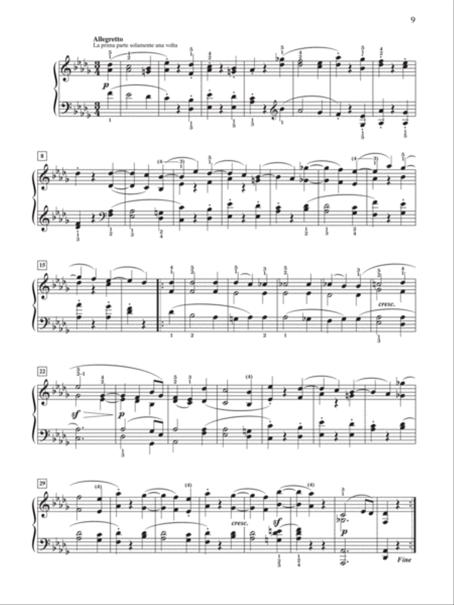 Sonata No. 14 in C-sharp Minor, Op. 27, No. 2 Small Ensemble scores gallery preview page 3