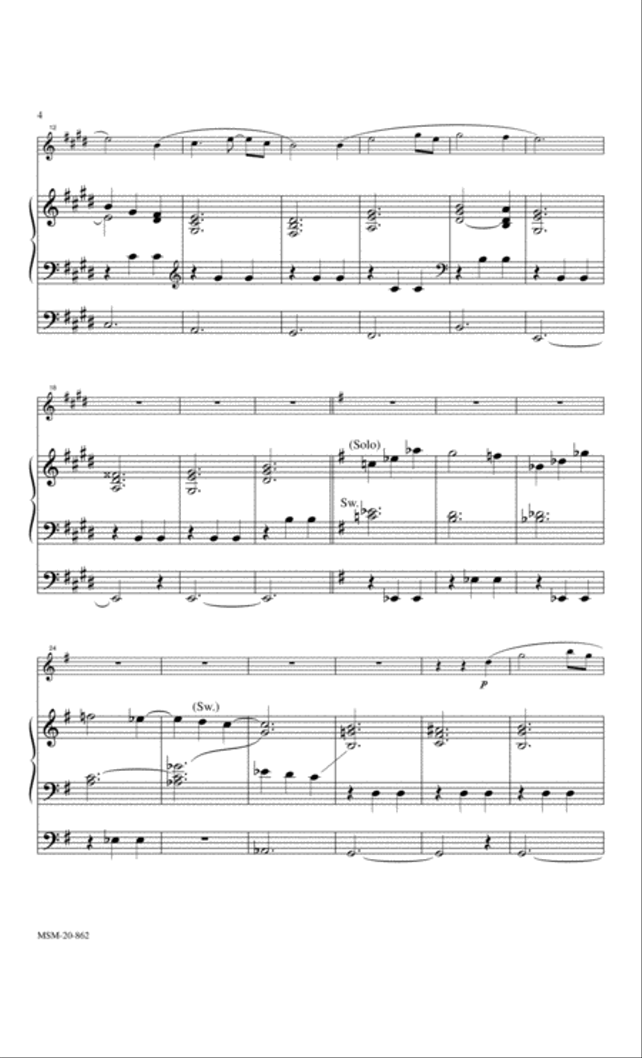 Two Early American Hymn Settings for Org. & Obbl. Inst. Organ scores gallery preview page 3