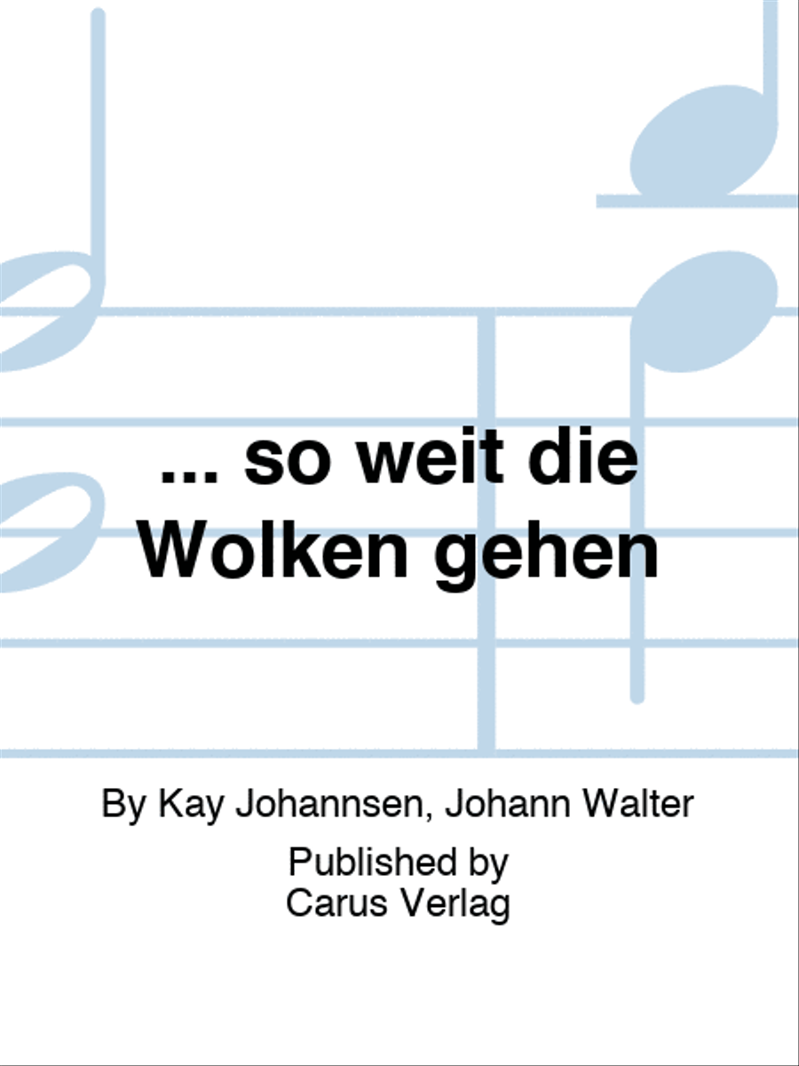 ... so weit die Wolken gehen 4-Part scores gallery preview page 1