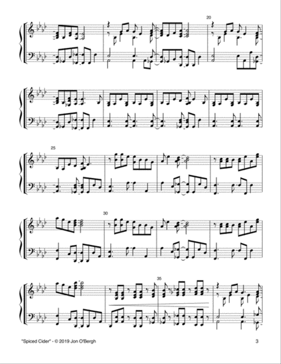 Autumn Harvest - The Complete Album for Solo Piano Piano Solo scores gallery preview page 4