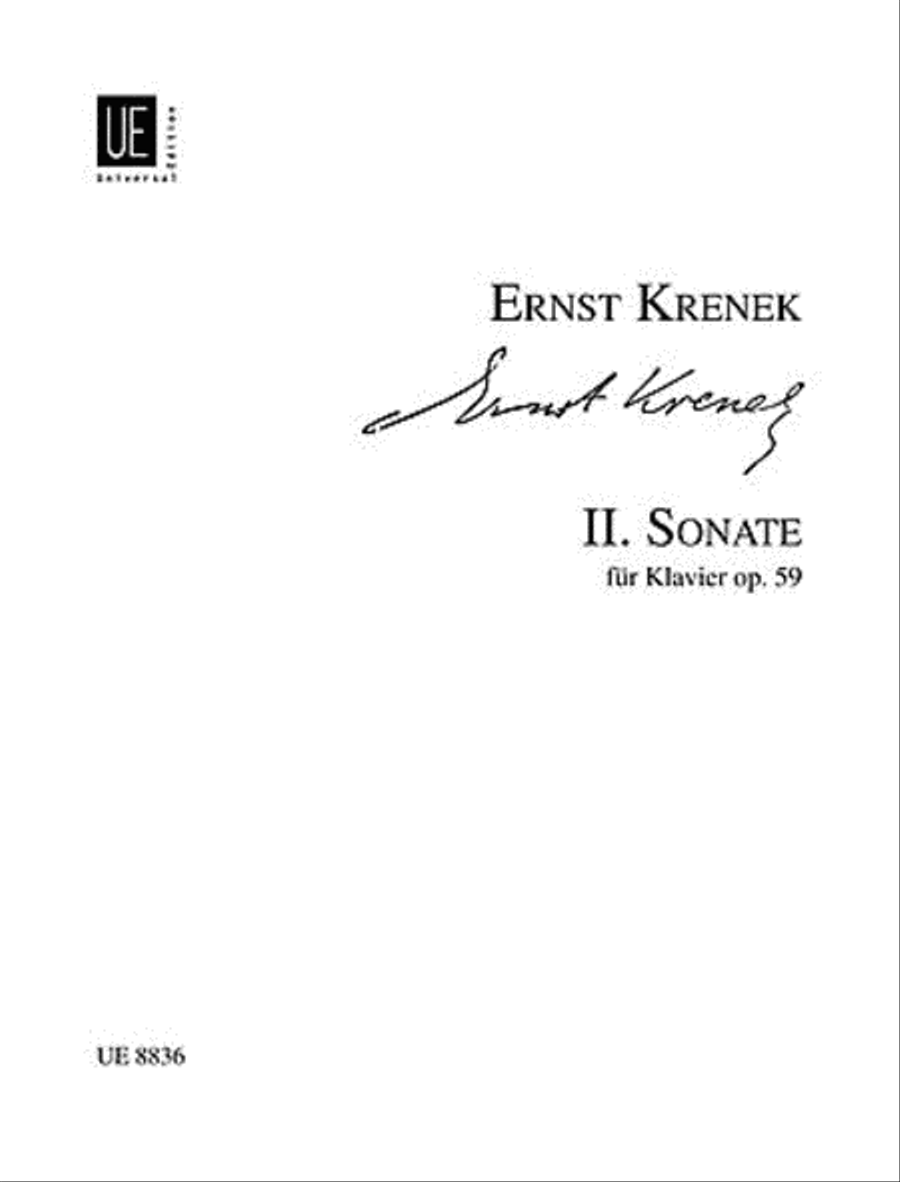 Piano Sonata 2, Op. 59 Piano Sonata 2, Op. 59 Piano scores gallery preview page 1