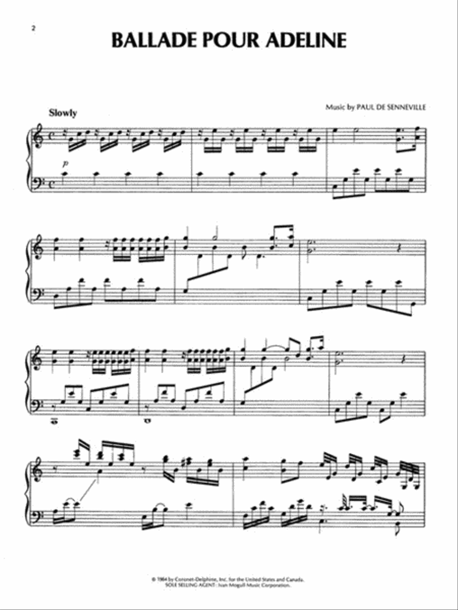 Richard Clayderman – The Music of Love Piano Solo scores gallery preview page 3