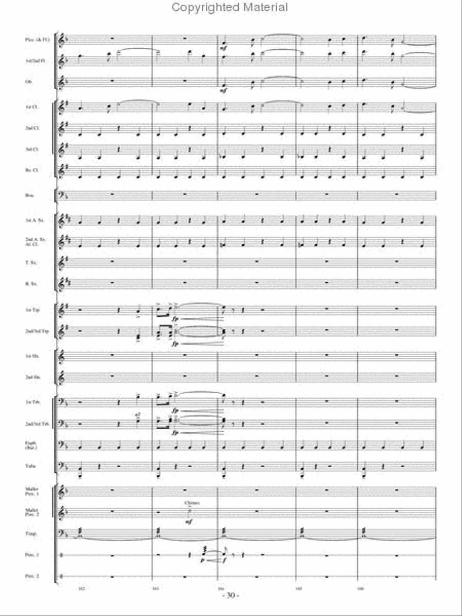 High Country Celebration Concert Band scores gallery preview page 29