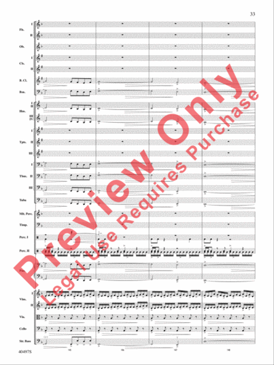 Batman: The Dark Knight Rises Full Orchestra scores gallery preview page 34