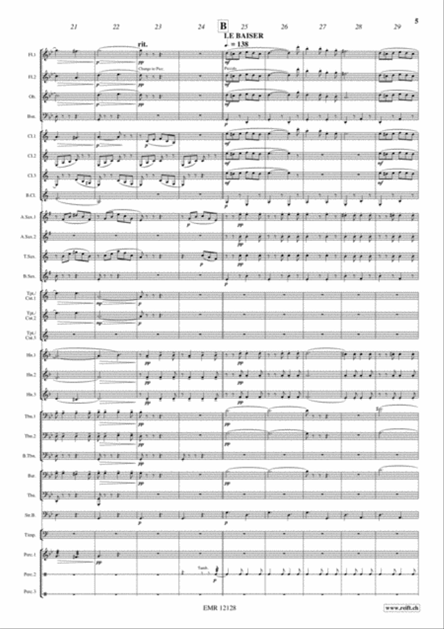 Plein Soleil Concert Band scores gallery preview page 6