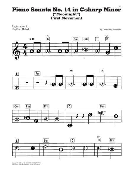 Piano Sonata No. 14 In C# Minor ("Moonlight") Op. 27, No. 2, First Movement Theme
