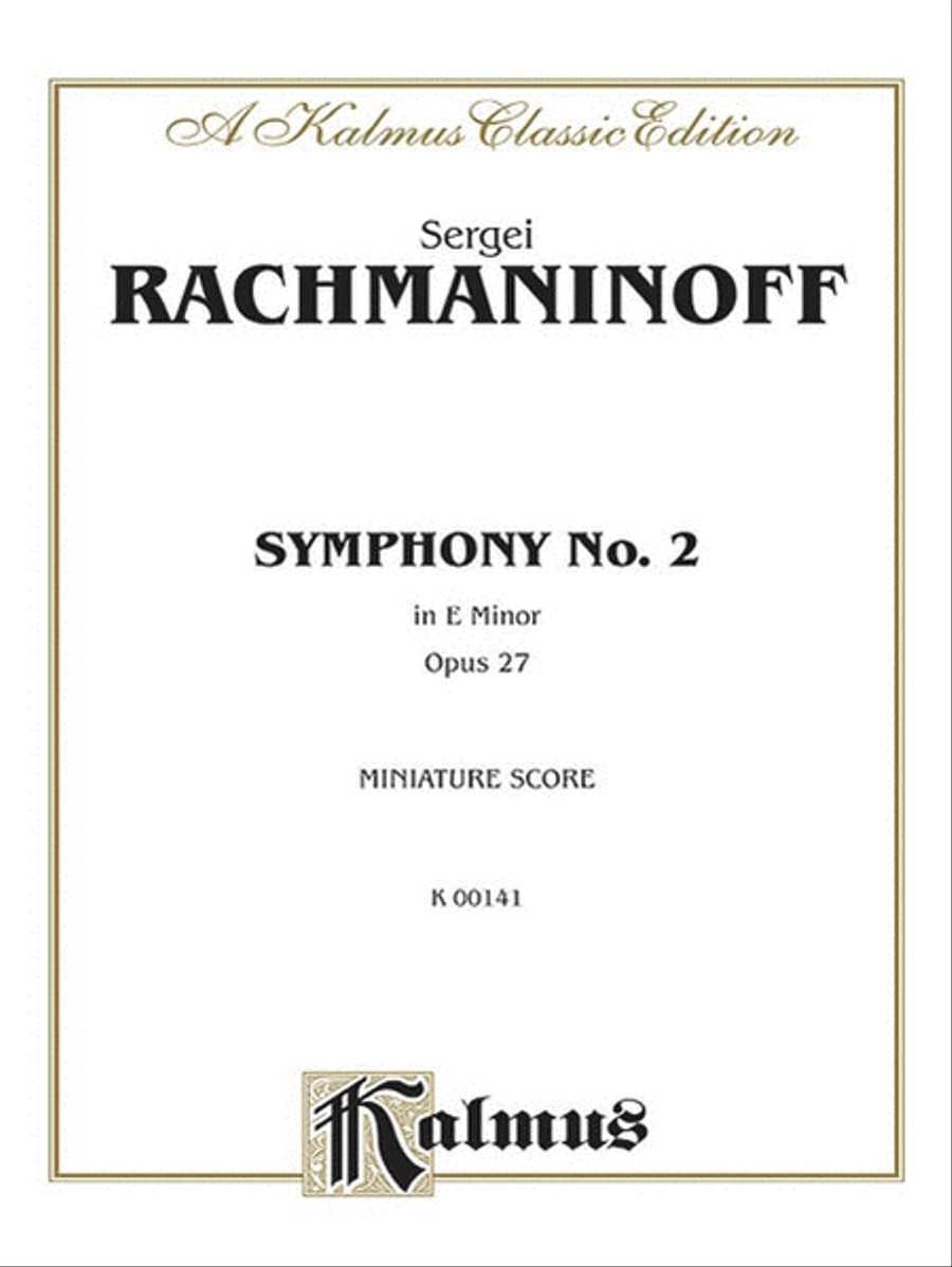 Symphony No. 2 in E Minor, Op. 27