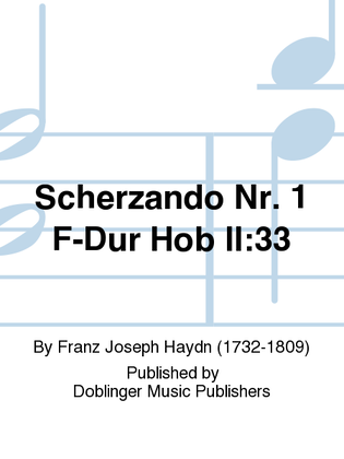 Scherzando Nr. 1 F-Dur Hob II:33