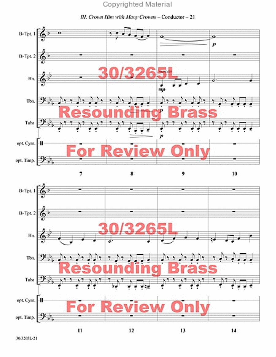 Resounding Brass Resounding Brass Brass Quintet scores gallery preview page 22