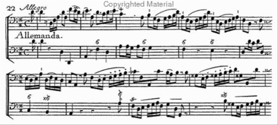 Sonatas for cello and continuo bass Book I - Cello Cello scores gallery preview page 3