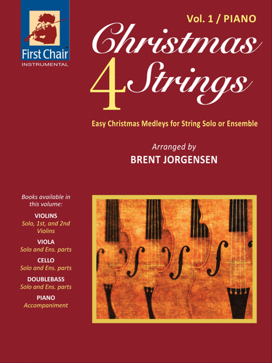Christmas 4 Strings - Vol.1 - Piano Accompaniment Piano Accompaniment scores gallery preview page 1