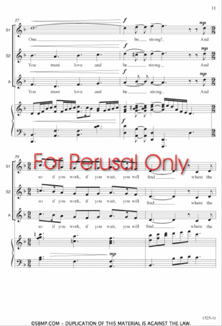 The Four-Leaf Clover - SSA Octavo SSA scores gallery preview page 10