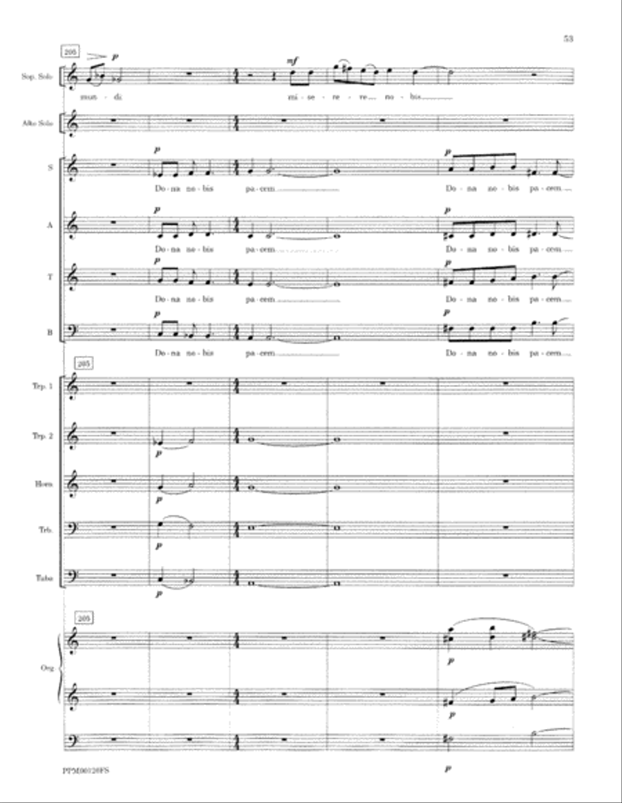 Transfiguration: An Ecumenical Mass - Full Score Divisi scores gallery preview page 56