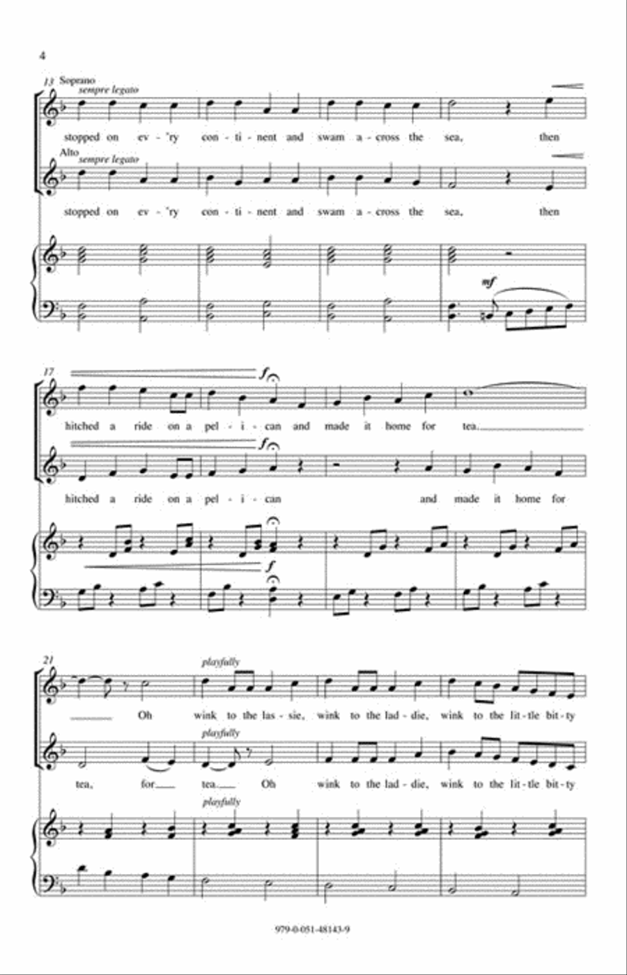 Wink to the Little Baby Wink to the Little Baby 2-Part scores gallery preview page 3