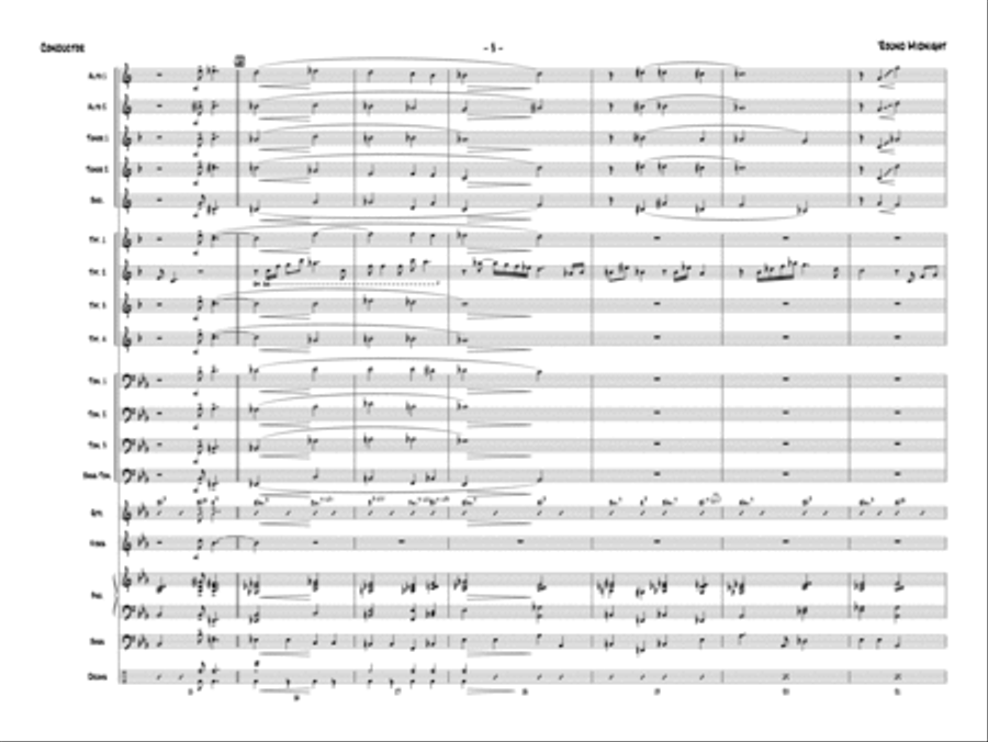 'Round Midnight: Score Jazz Ensemble scores gallery preview page 5