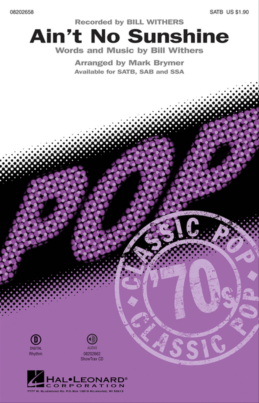 Ain't No Sunshine 3-Part scores gallery preview page 1