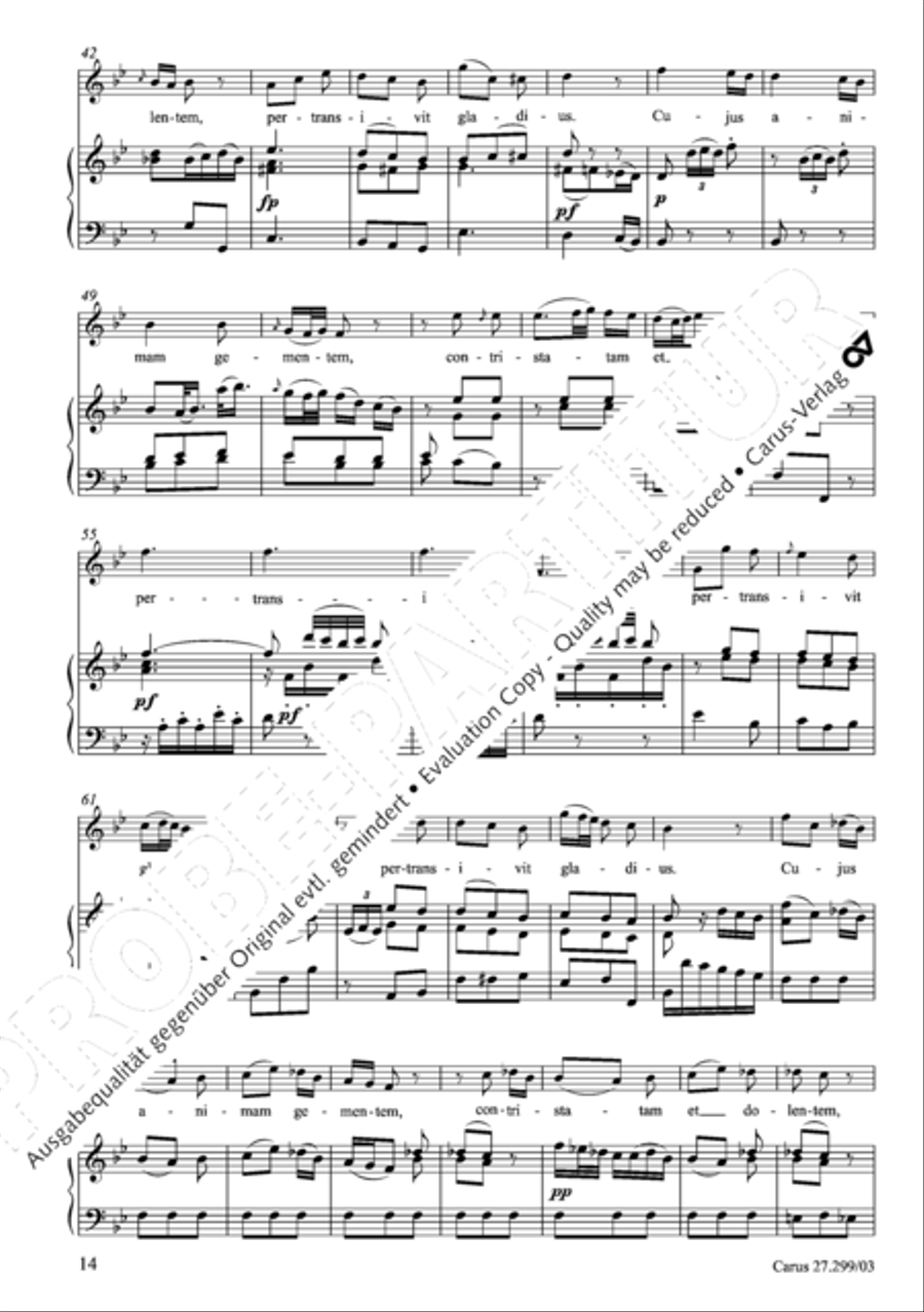 Stabat mater Stabat mater Women's Choir scores gallery preview page 15
