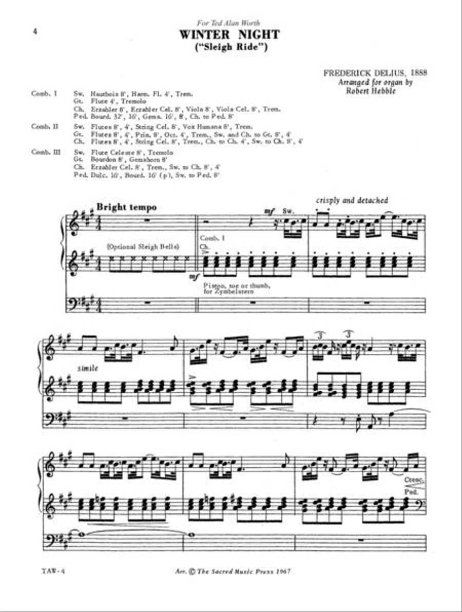 Ted Alan Worth in Concert Organ Solo scores gallery preview page 4