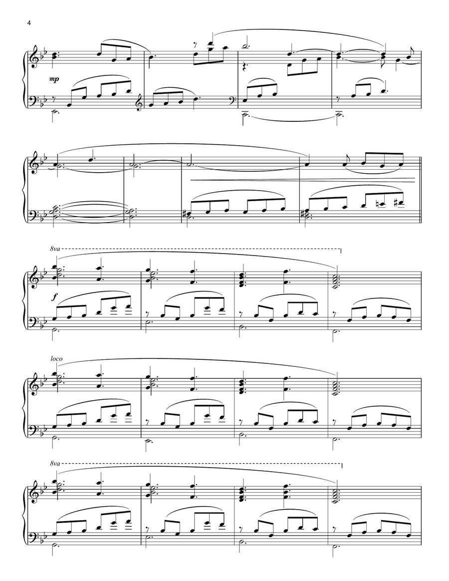 One Look (Reprise) Piano Solo scores gallery preview page 4