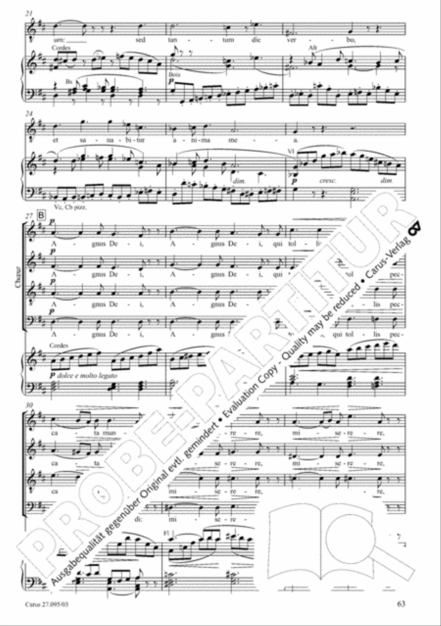 Messe solennelle de sainte Cecile STB scores gallery preview page 64