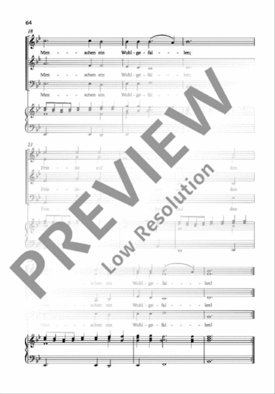 Ehre sei Gott in der Höhe 3-Part scores gallery preview page 4