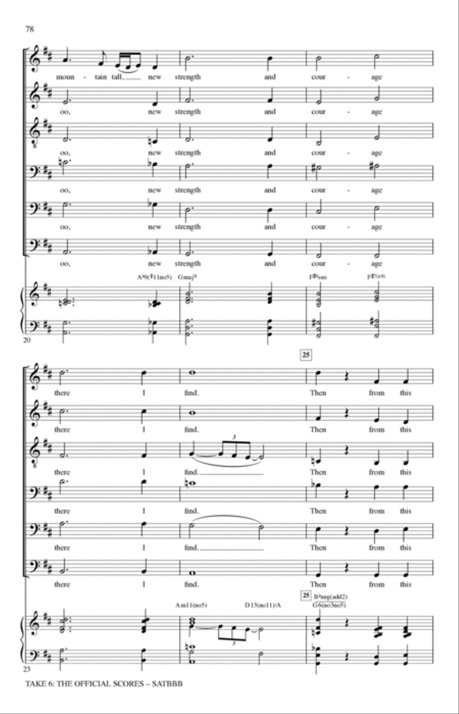 A Quiet Place A Cappella scores gallery preview page 5