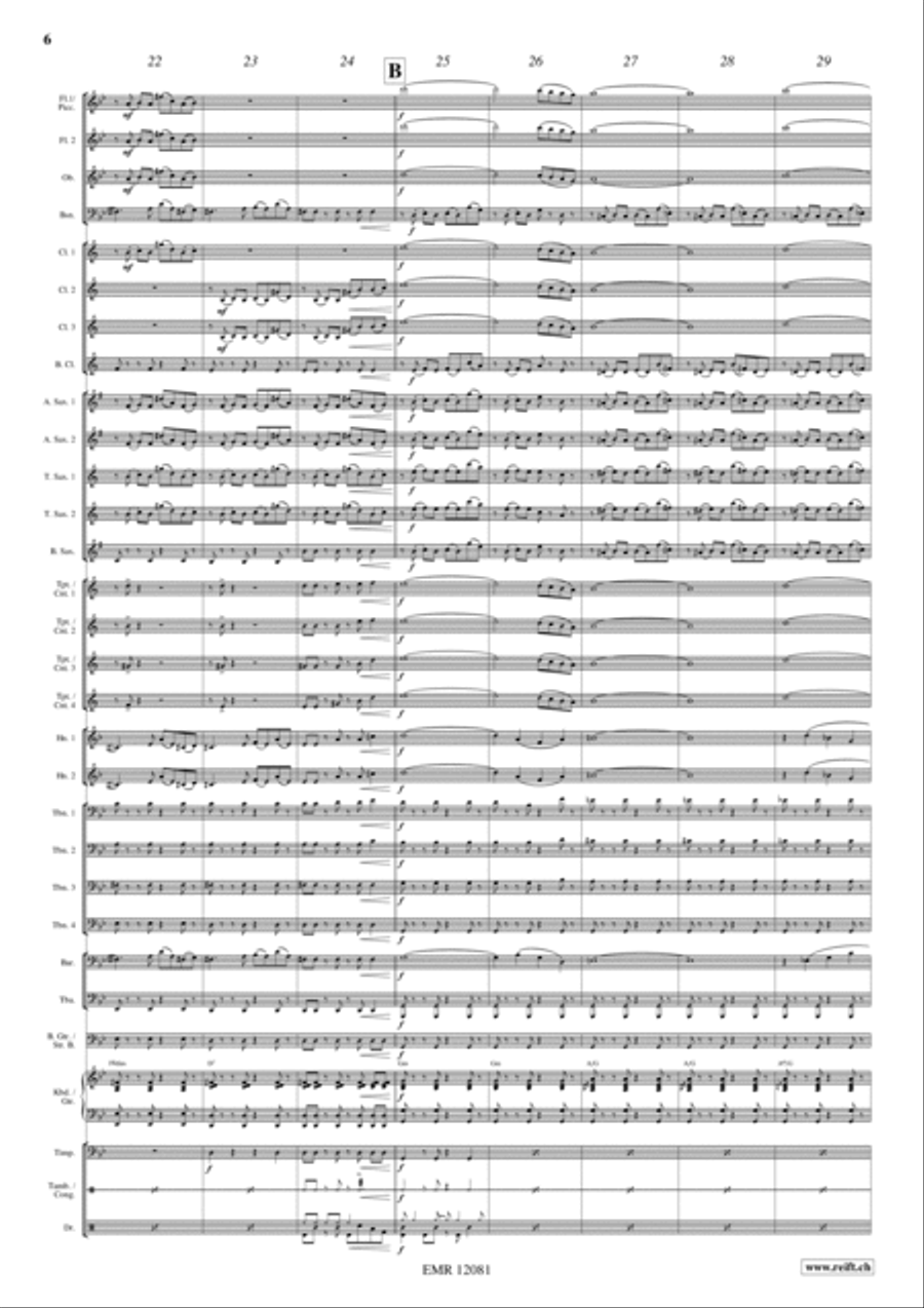 Libertango Concert Band scores gallery preview page 6
